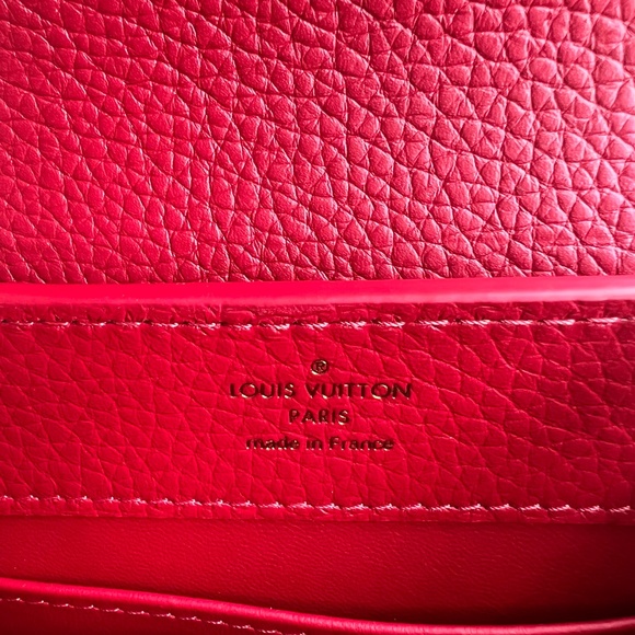 Louis Vuitton Mini Capucines in Scarlet Taurillon Leather - Picture 3 of 5